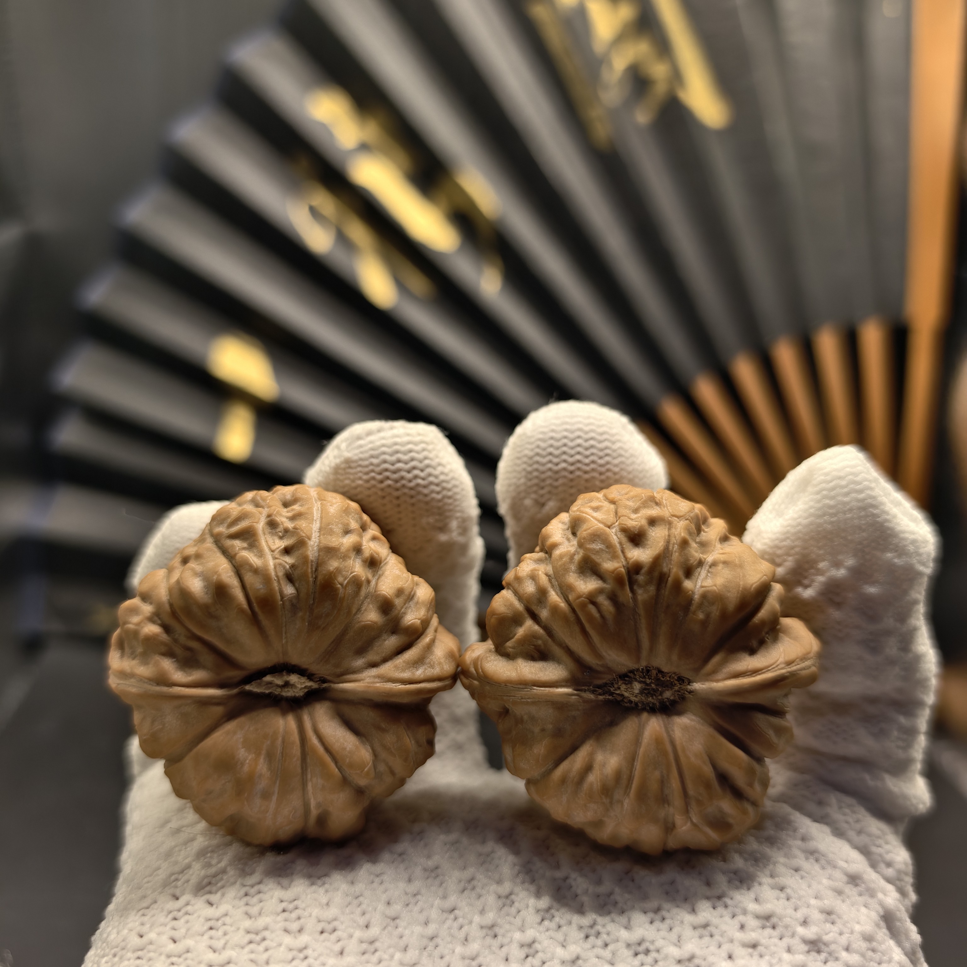 n4203全品文玩核桃 南瓜墩文玩核桃 42/42/32 原生态油性天然新果