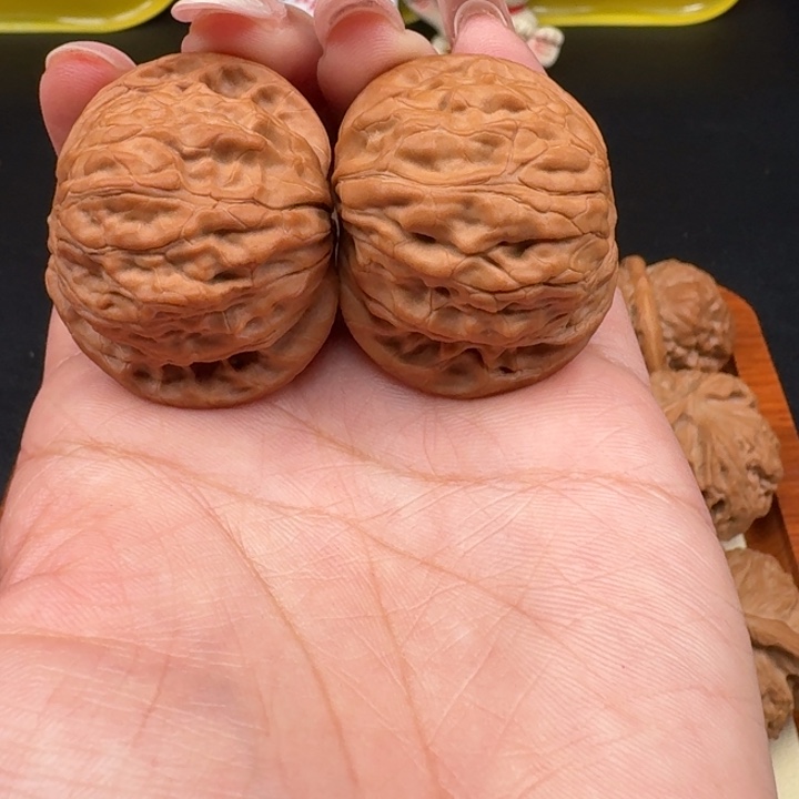 文玩核桃把件磨盘39