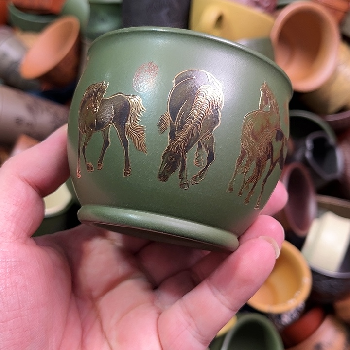 紫砂茶杯全手工紫砂主人杯