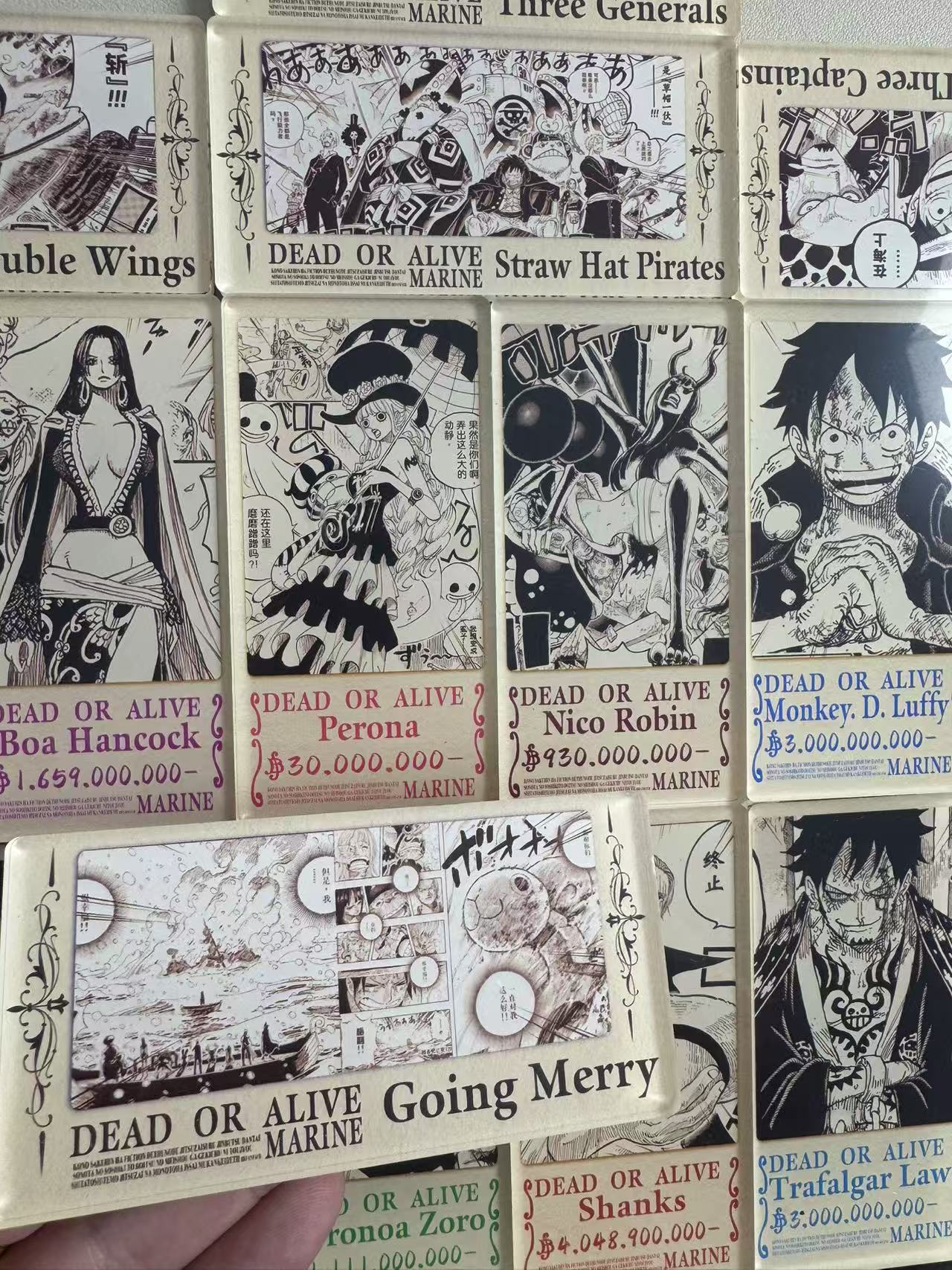 (玩法)海贼王亚克力冰箱贴（二创）