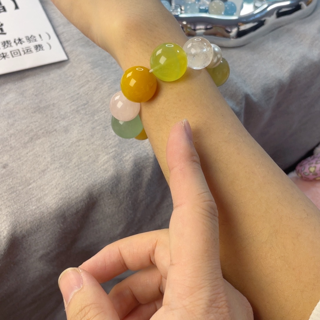 银S925镶嵌水晶手链