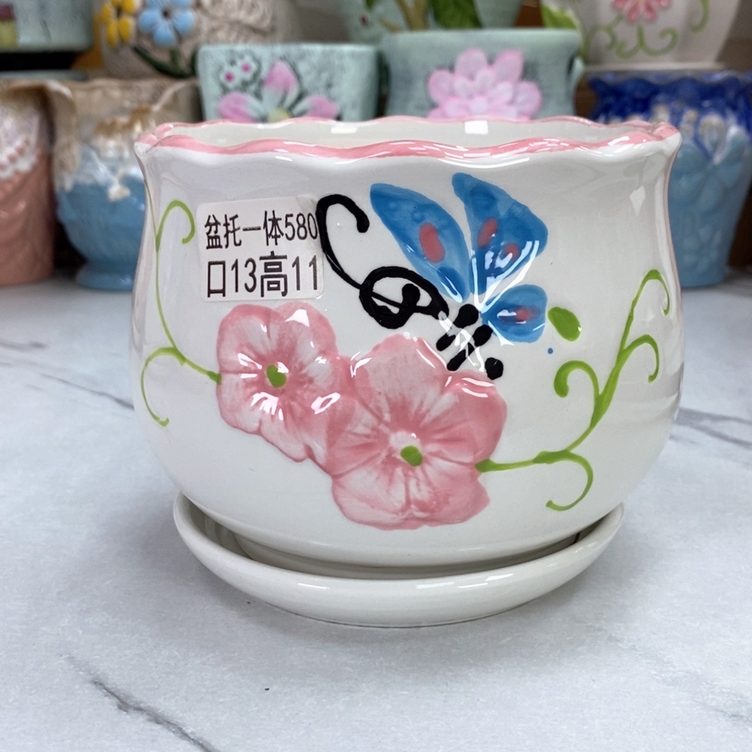 @夏西陶瓷花盆@@5580