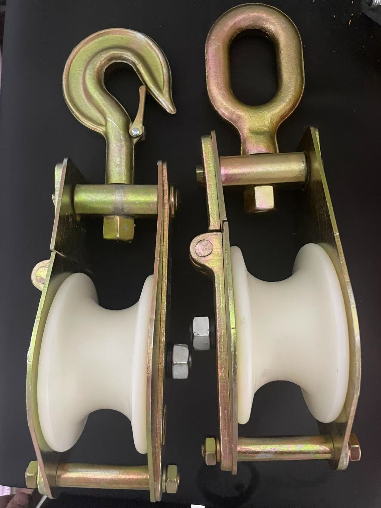 电力放线专用尼龙轮滑车2T传递滑车高速传递滑车高速传递绳走线