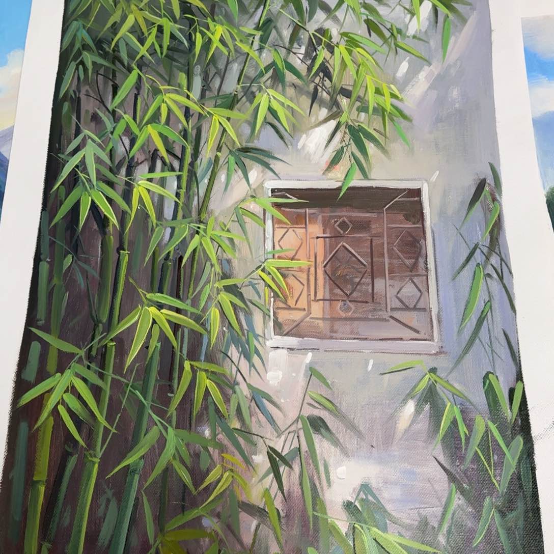 油画优惠活动的时候我也