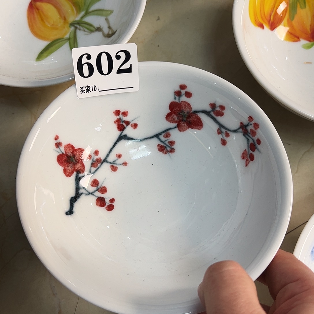 瓷片景德镇陶瓷手工手绘制作