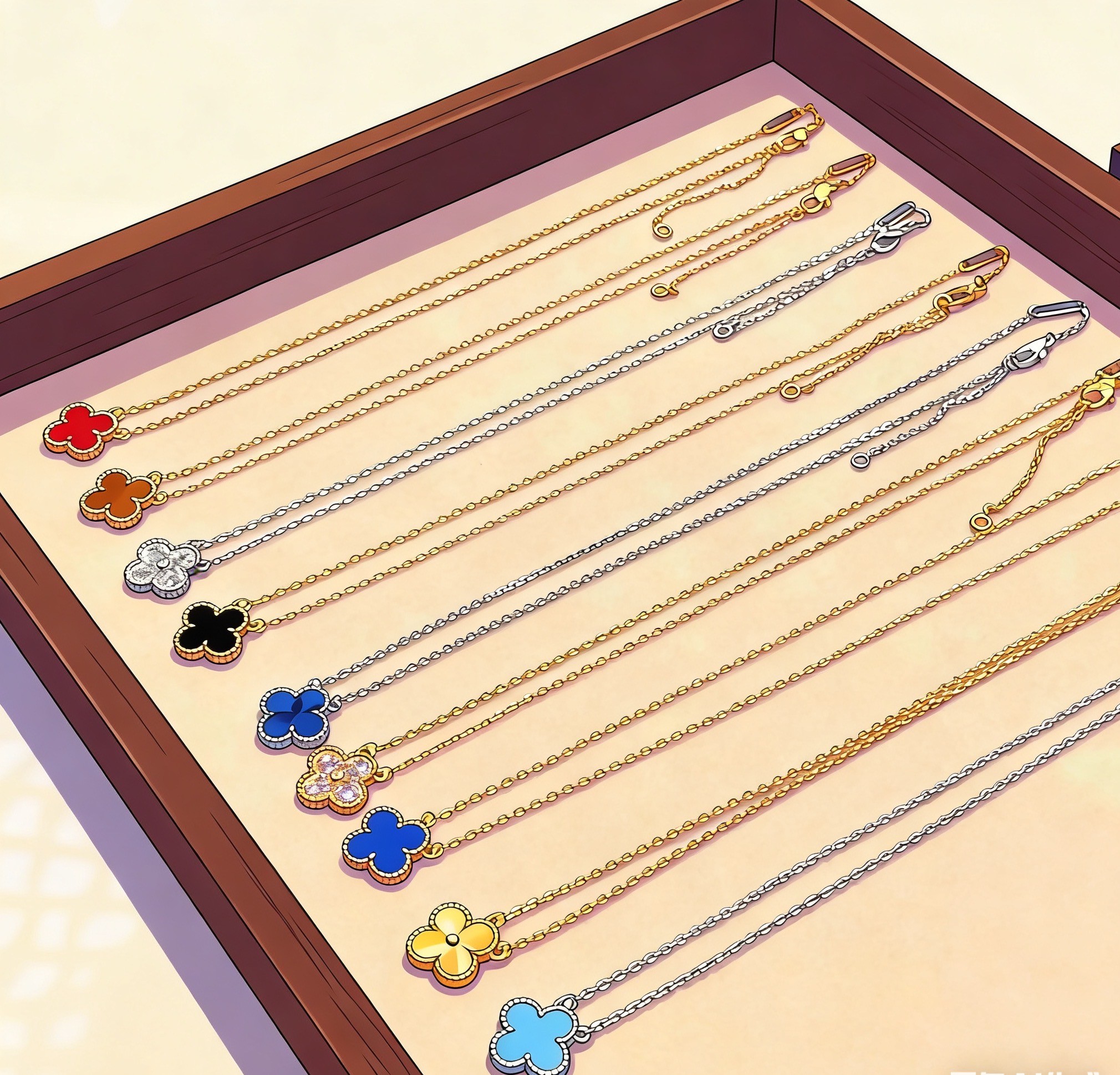 合金项链 Babiea简饰 2025秋冬新款项链【花花项链】XL162