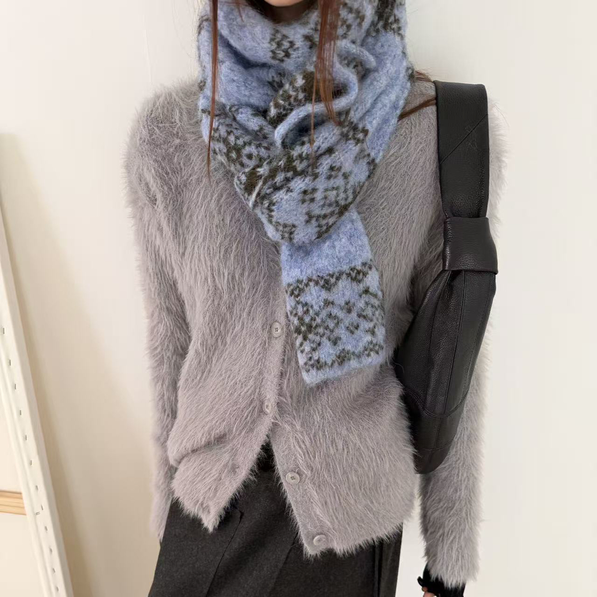 【by兜兜韩国代购】2025111906 wearable remake 围巾 NO退NO换