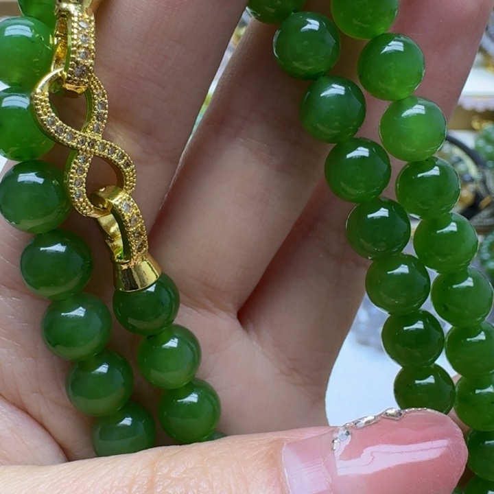 和田玉未镶嵌手链