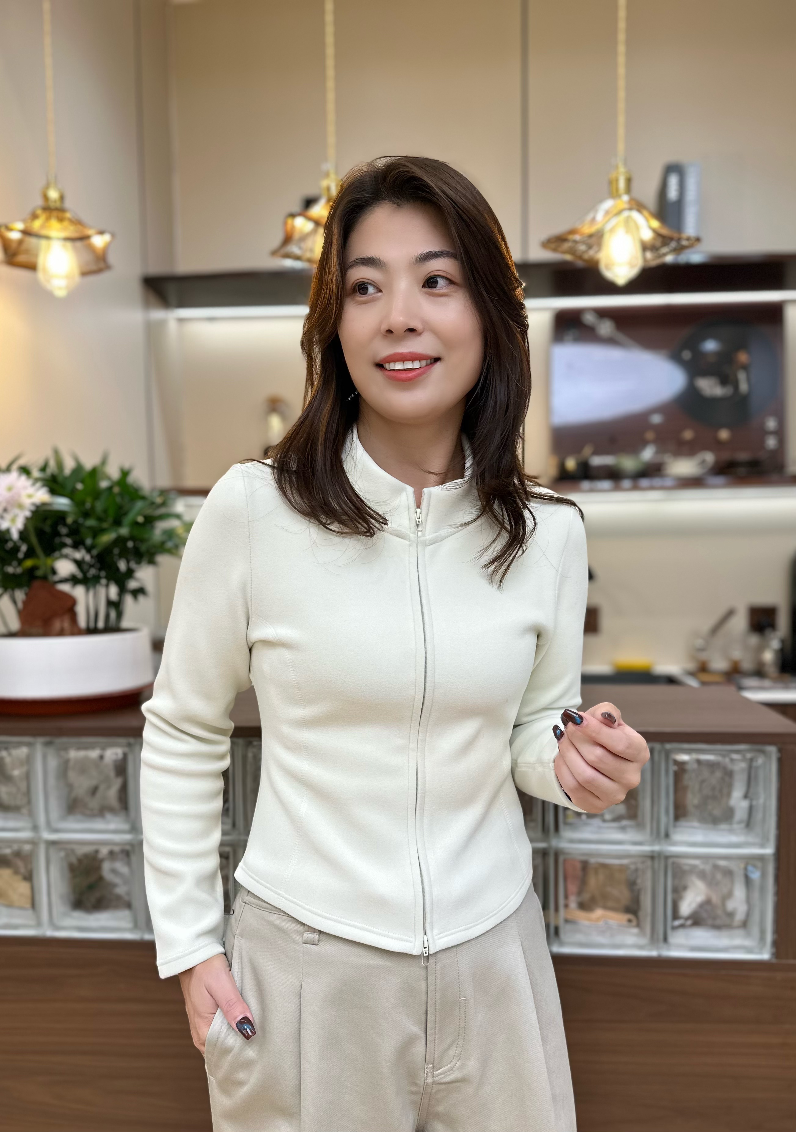 【良木专属】常规厚款秋冬修身立领休闲风短外套