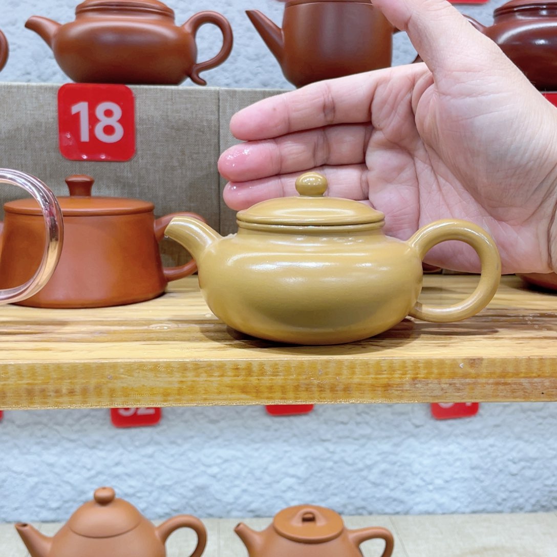 茶壶紫砂星****工黄泥仿古……