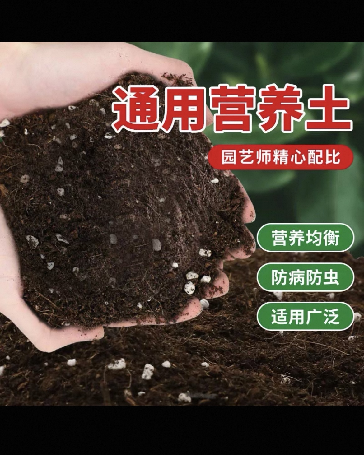 疏松透气营养土松软透气土花卉专用土