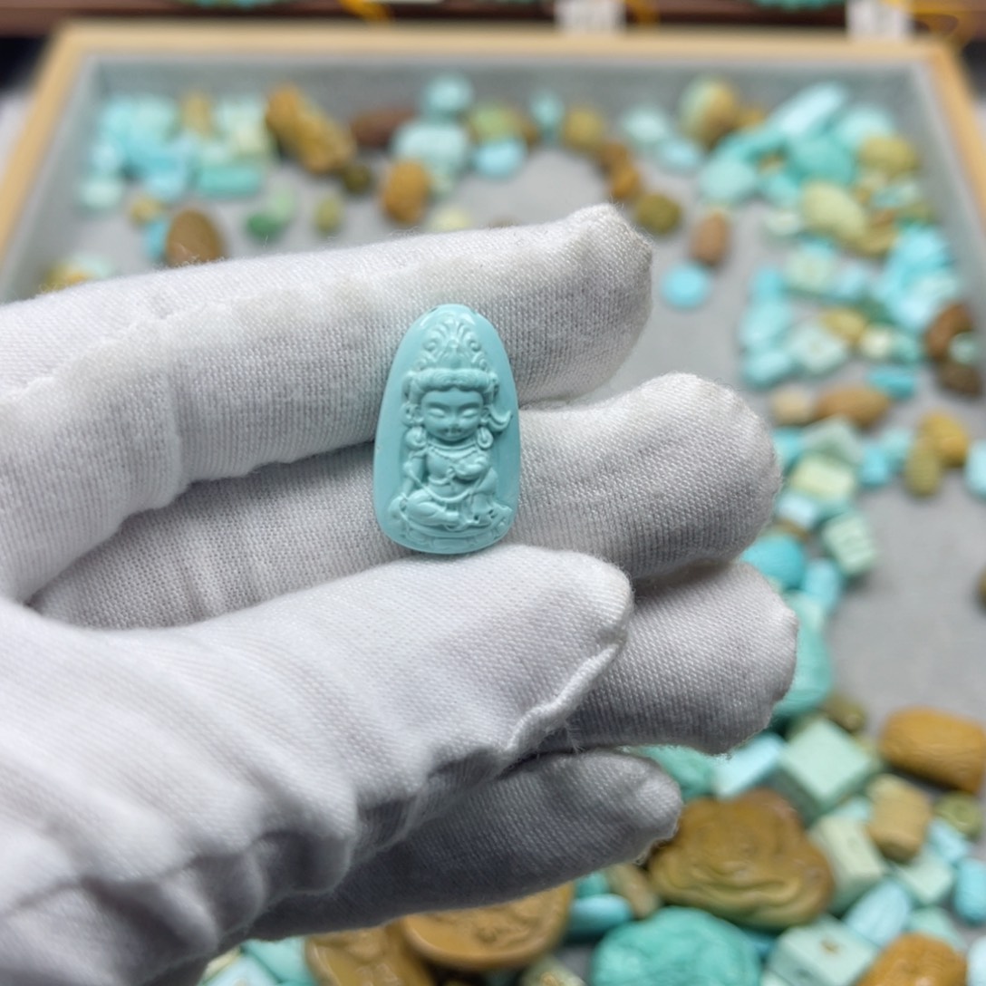 绿松石挂件未镶嵌