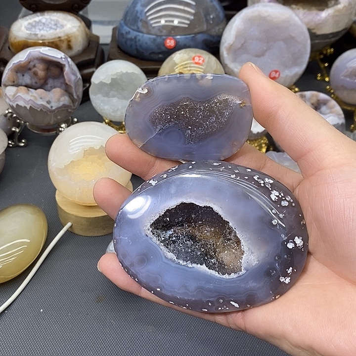 未镶嵌摆件紫晶聚宝盆