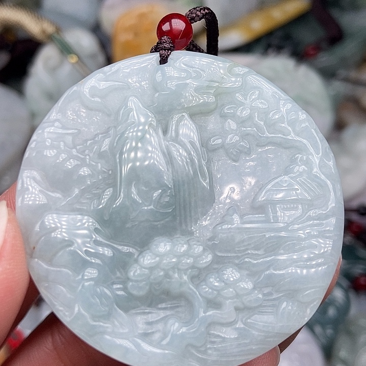 颈饰未镶嵌翡翠翡翠