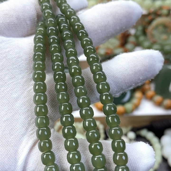 【闪购商品】透闪石质玉手链未镶嵌