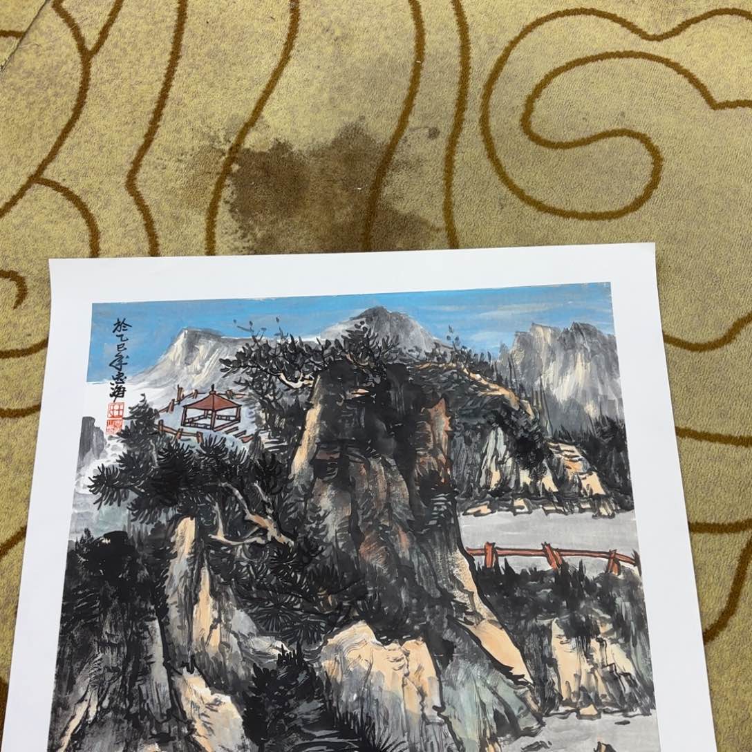 国画王忠海斗方李欣主播