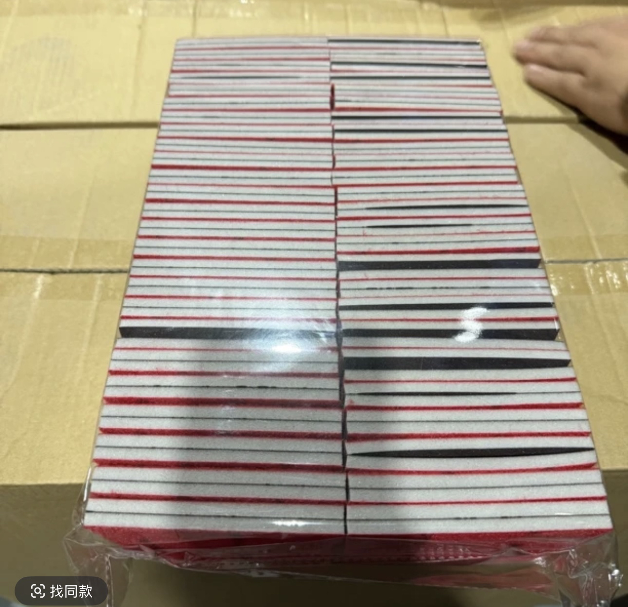 75*100红色海绵纱100张