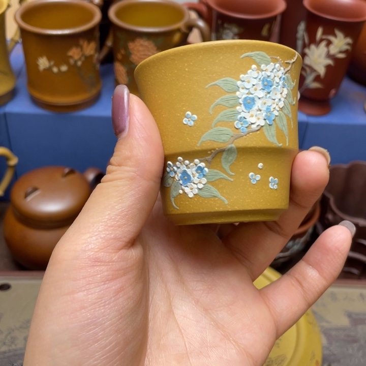 紫砂茶杯紫砂主人杯