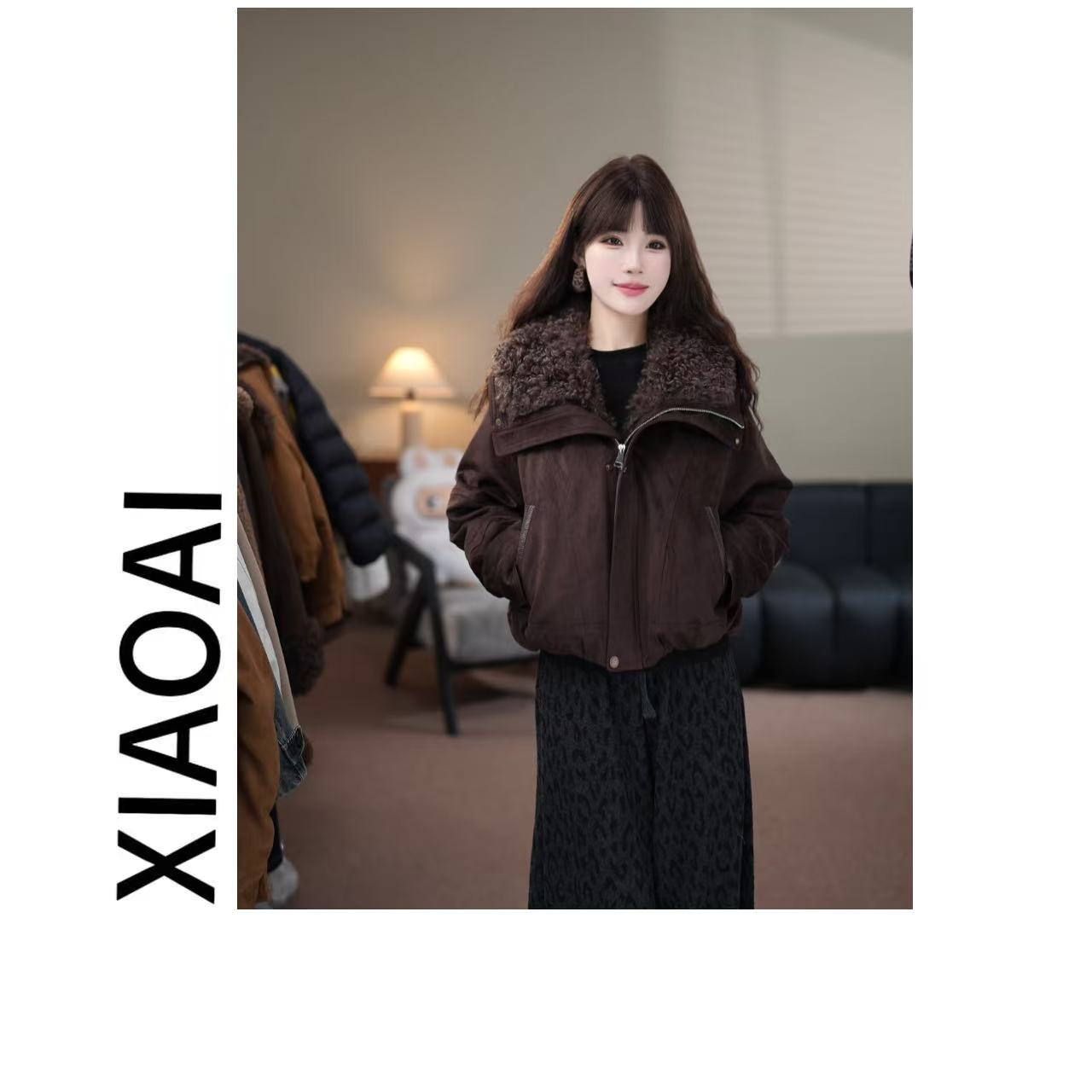 XIAOAI 【90白鸭绒】2025秋冬新款时尚保暖显瘦羽绒外套BN26004