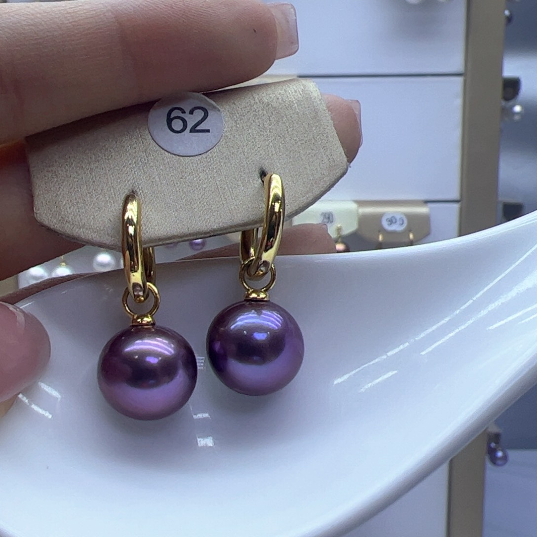 淡水珍珠耳饰未镶嵌