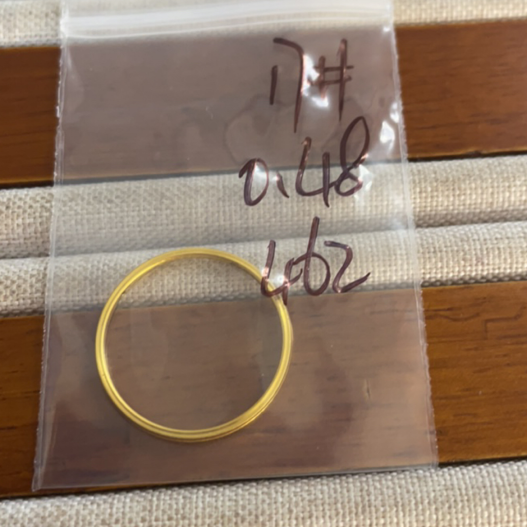 克重0.48 17号 三生三世戒指 足金999