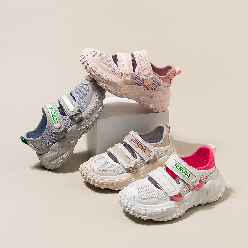 儿童运动鞋2025春秋新款男童女童网鞋透气软底中大童休闲鞋潮1038