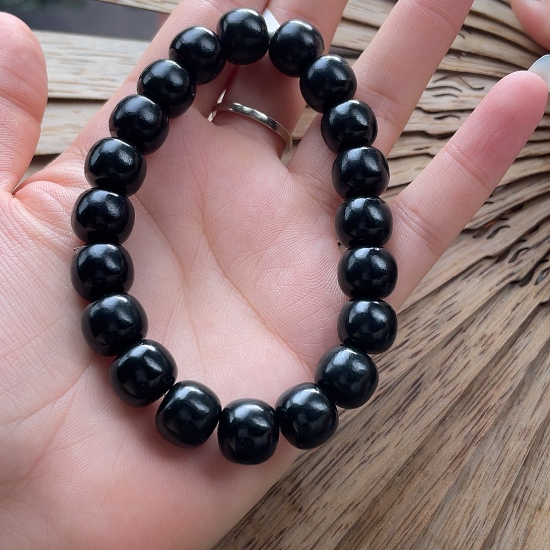 和田玉手串未镶嵌塔10.11