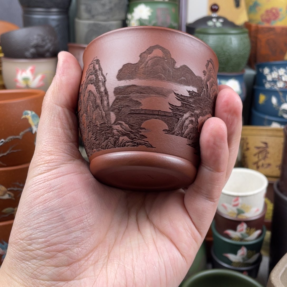 紫砂茶杯紫砂茶杯