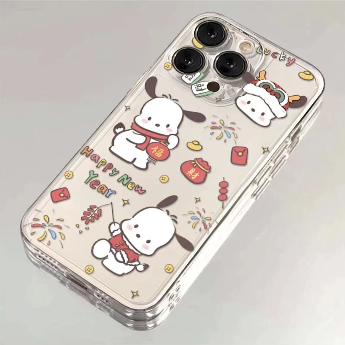 新款拜年帕恰狗苹果iPhone15/14手机壳13潮12/11promax/xsmax/78p