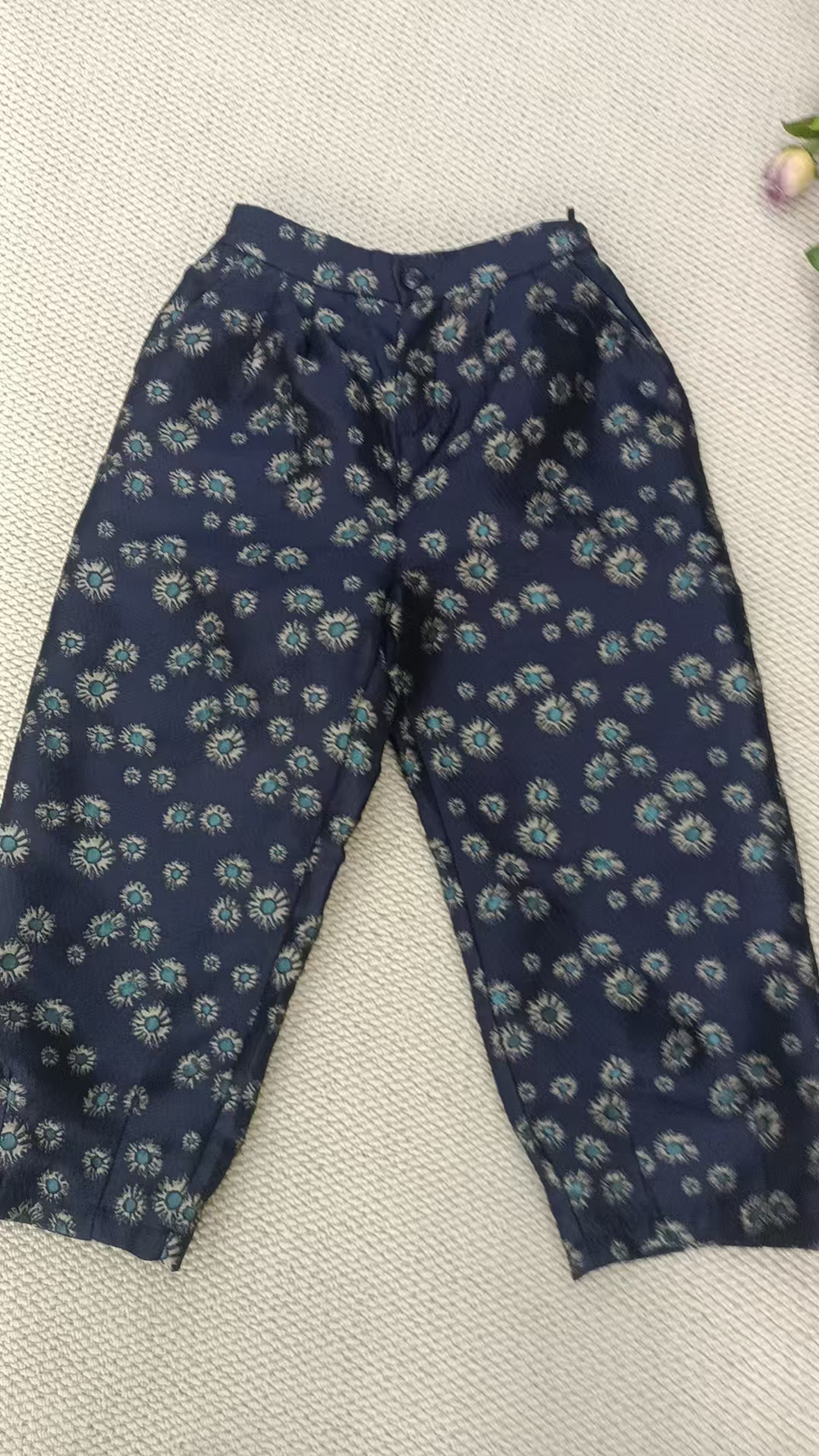 89小雏菊休闲直筒裤