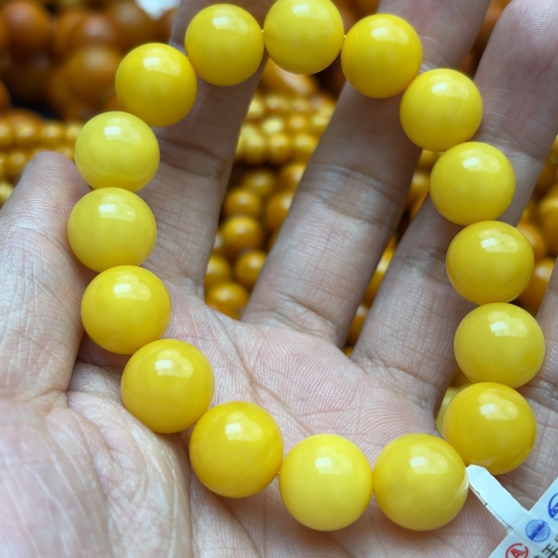 琥珀手链未镶嵌蜜蜡