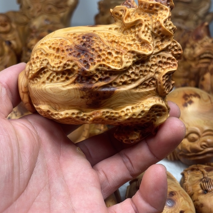 柏木手工白菜手把件