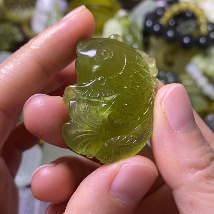 岫玉岫玉挂件未镶嵌