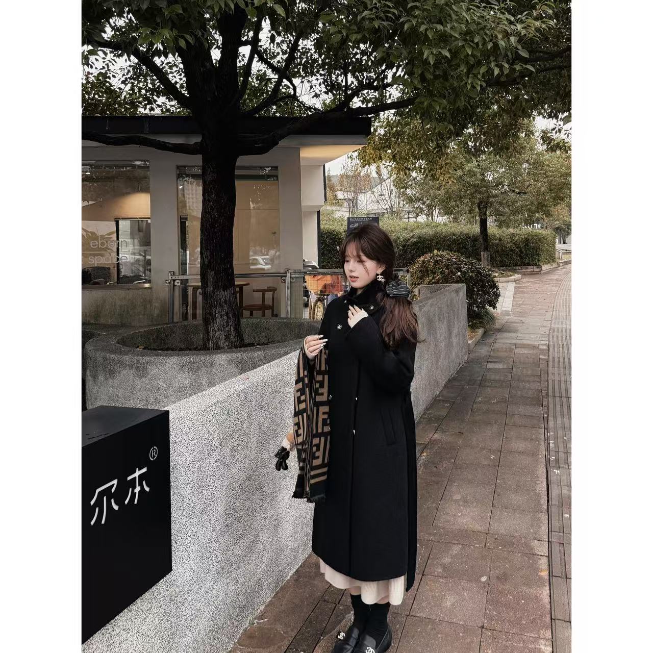 THEYIIX【首尔冬日2.0】设计师高定双面羊绒大衣一衣三穿秋冬外套女