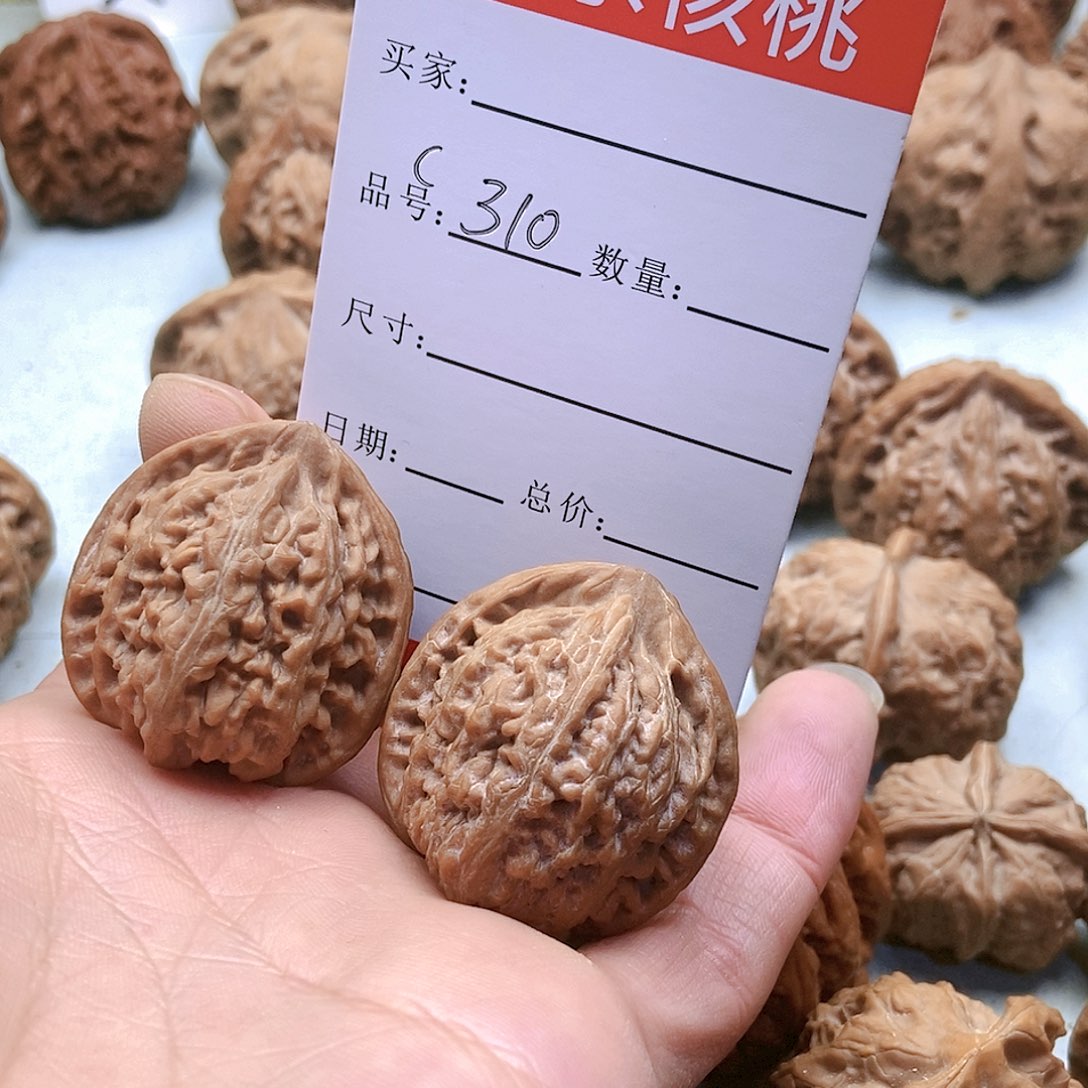 把件桃核310号全品野生小众34尺