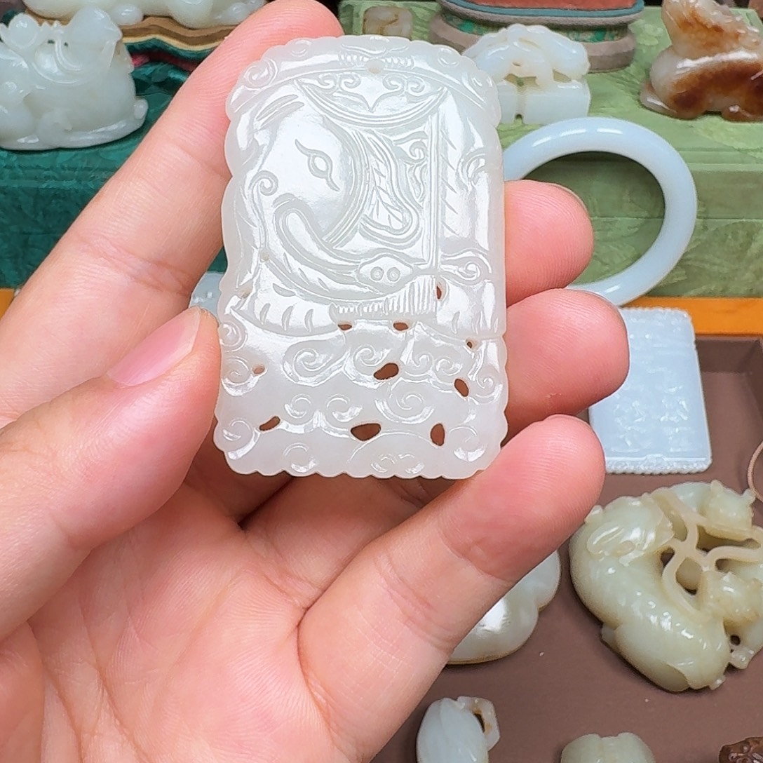 ️***️和田玉未镶嵌挂件