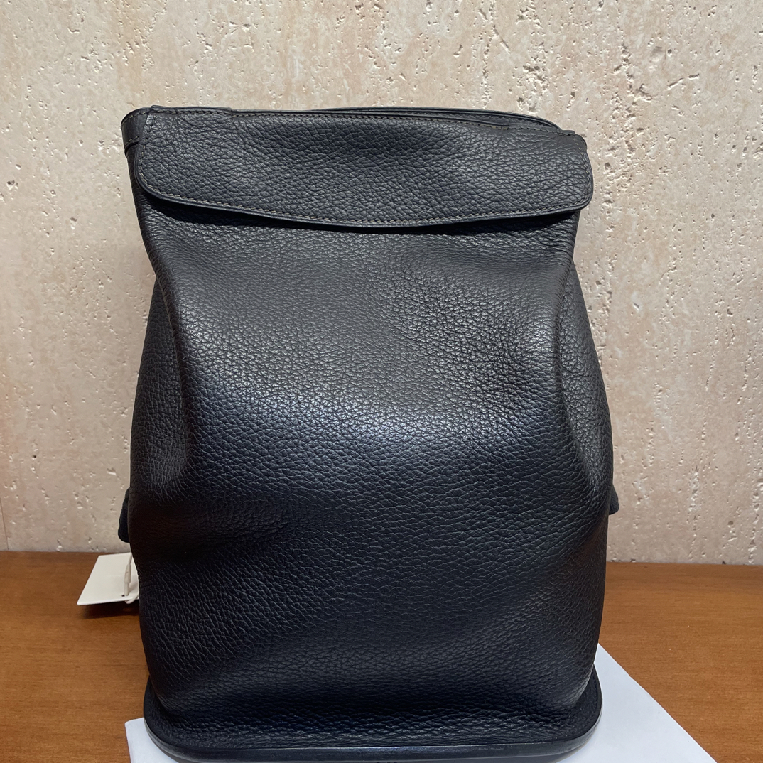 95新 Hermes/爱马仕 8051爱马仕中古小众双肩包博主同款黑色时尚
