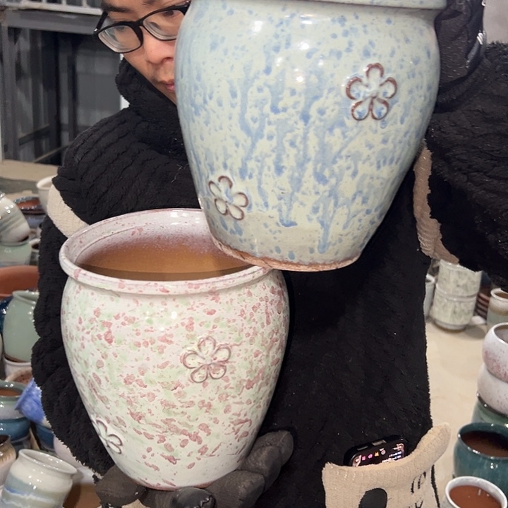 高度21口19啦啦花盆