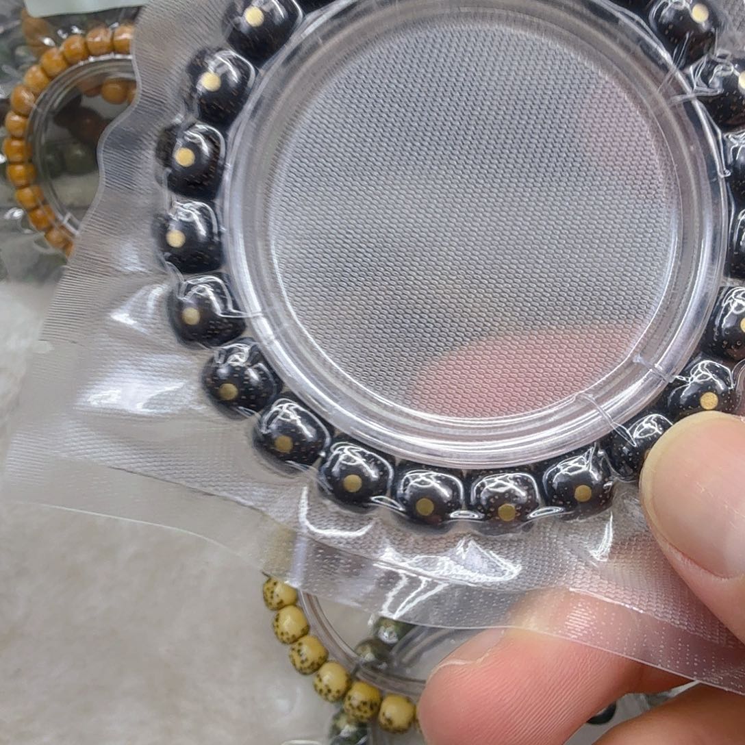 星月菩提手串14殿堂黑金星月菩提单1.0钉