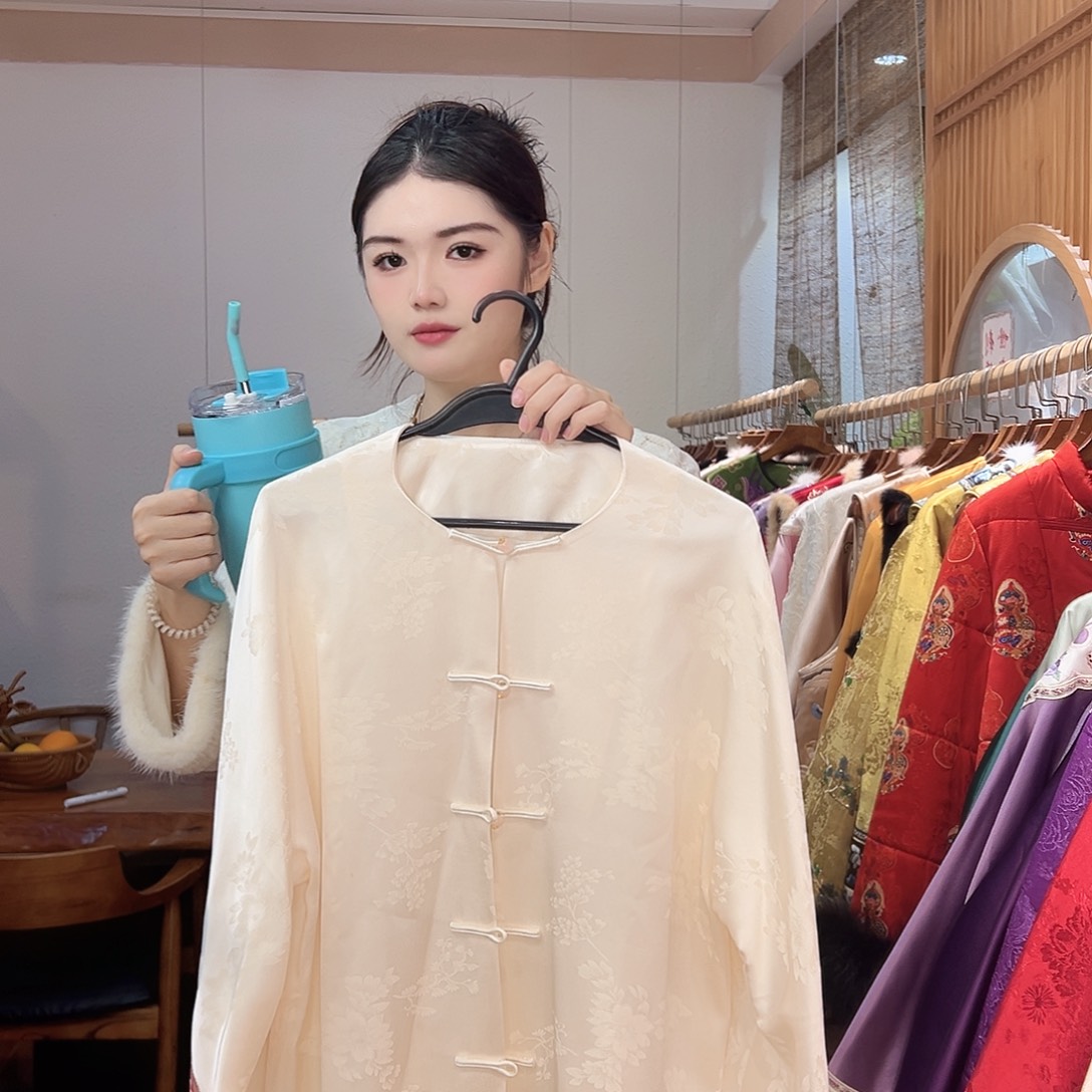 新中式醋酸女装外套442