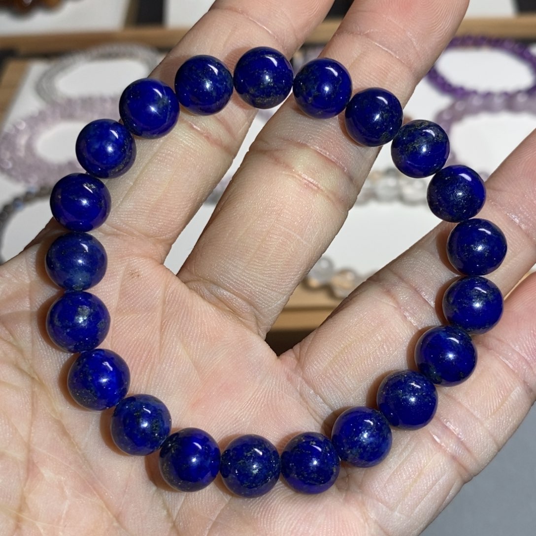 水晶手链未镶嵌青金石9.2mm