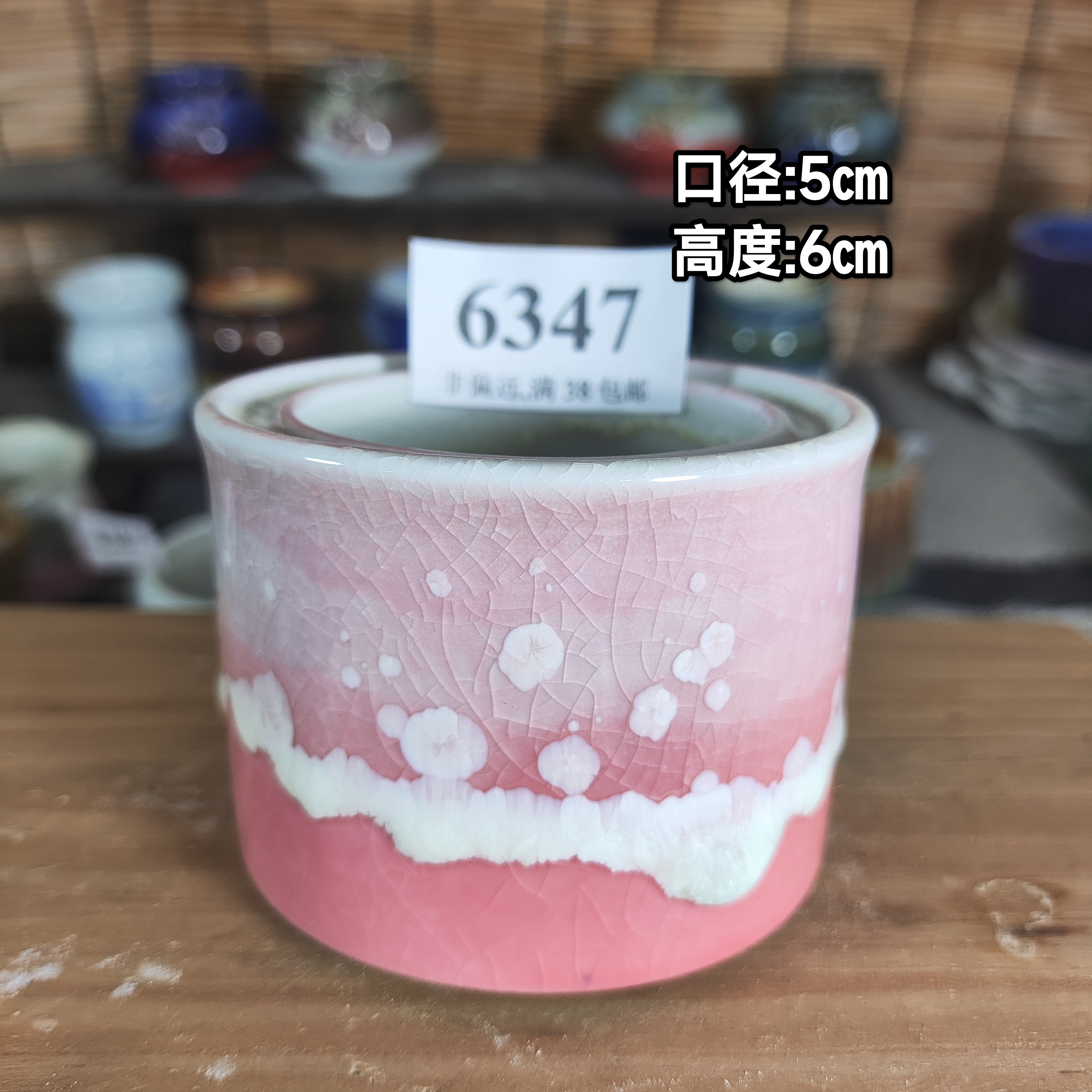 手工创意多肉花盆摆件迷你多肉花盆景德镇纯手工制做