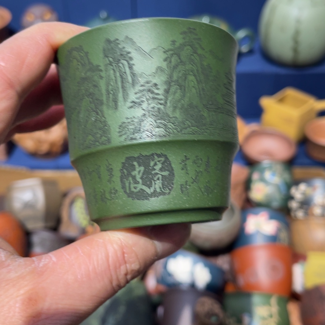 原矿紫砂手工主人杯