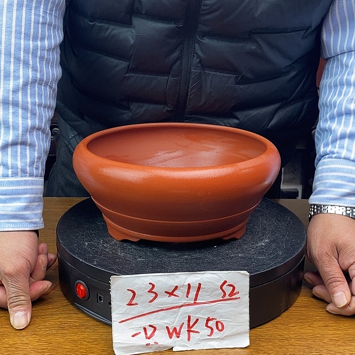 紫砂花盆货号一只WK50