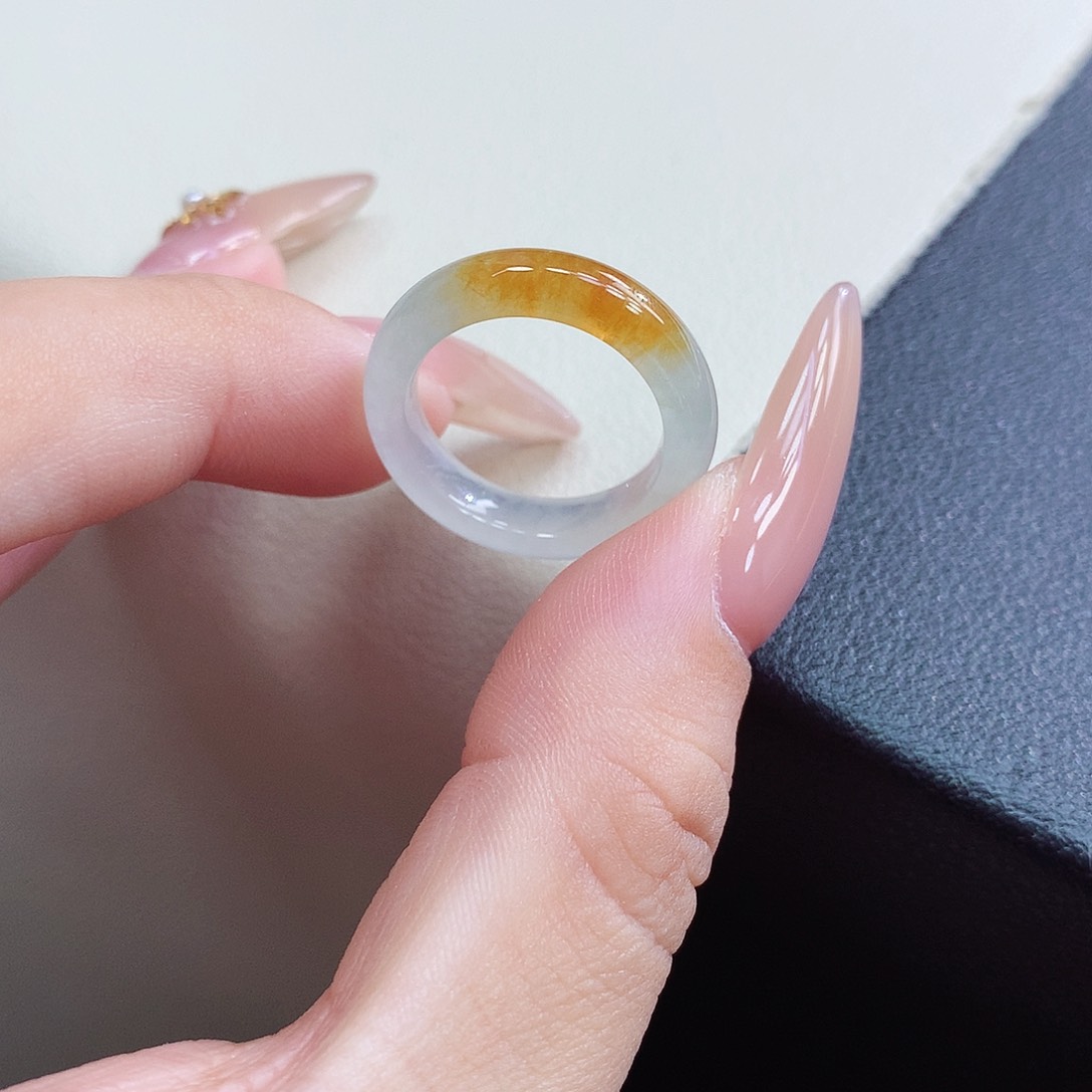 未镶嵌戒指翡翠10-11号