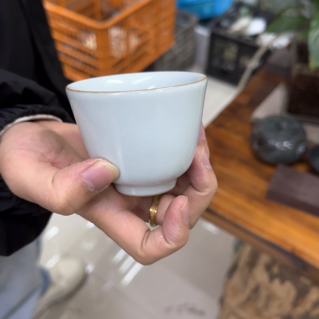 龙泉青瓷茶具微瑕6610