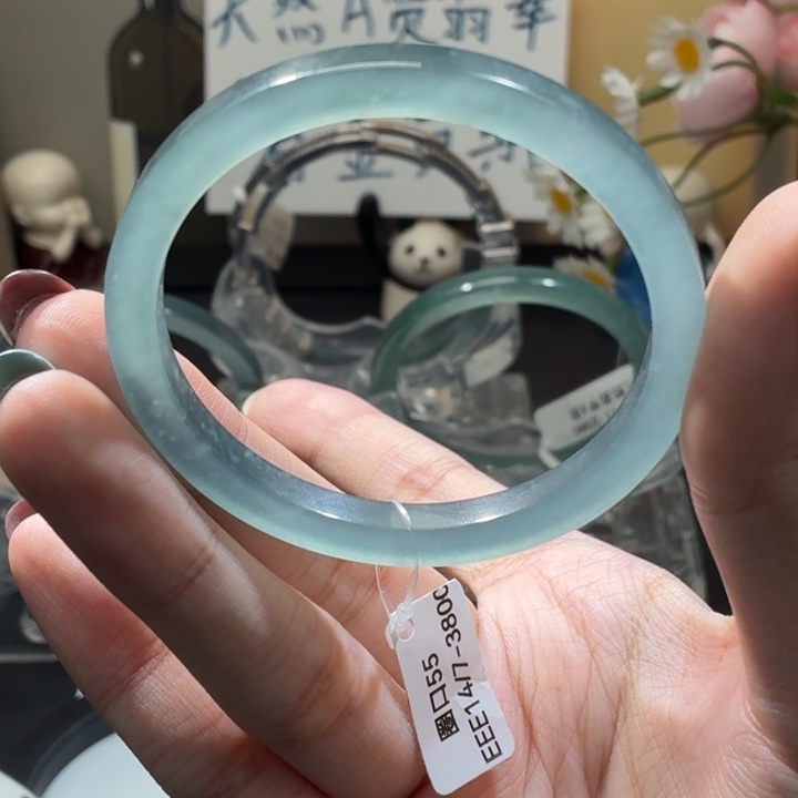 ****翡翠未镶嵌手镯手镯