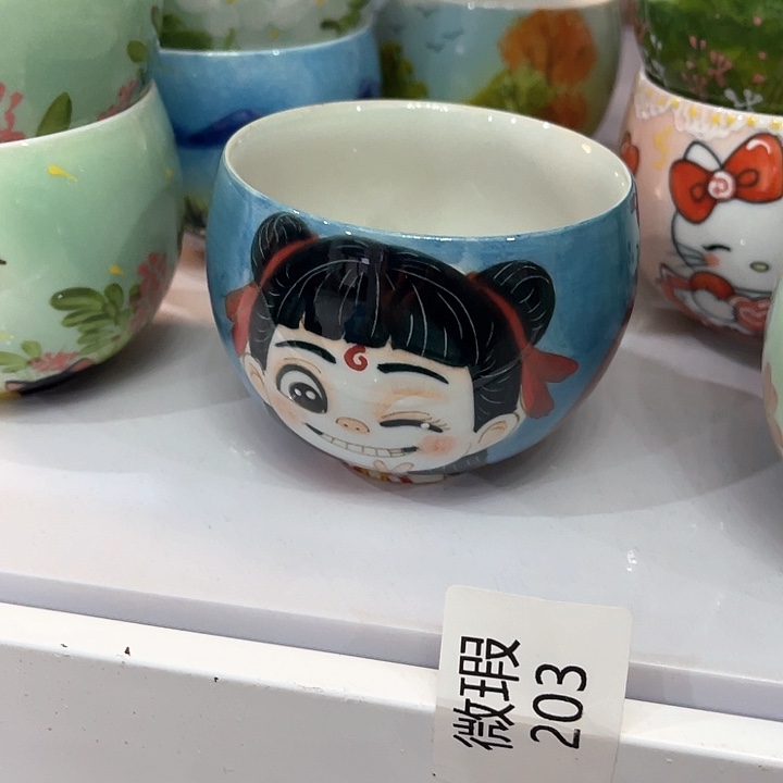 陶景德镇釉下手绘陶瓷 