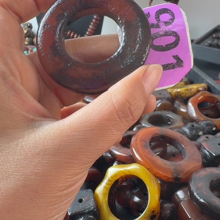 空***雨玛瑙/玉髓未镶嵌颈饰