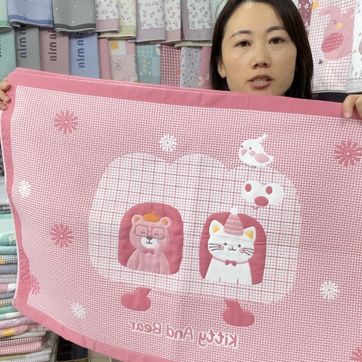 棉特价粉色小猫咪